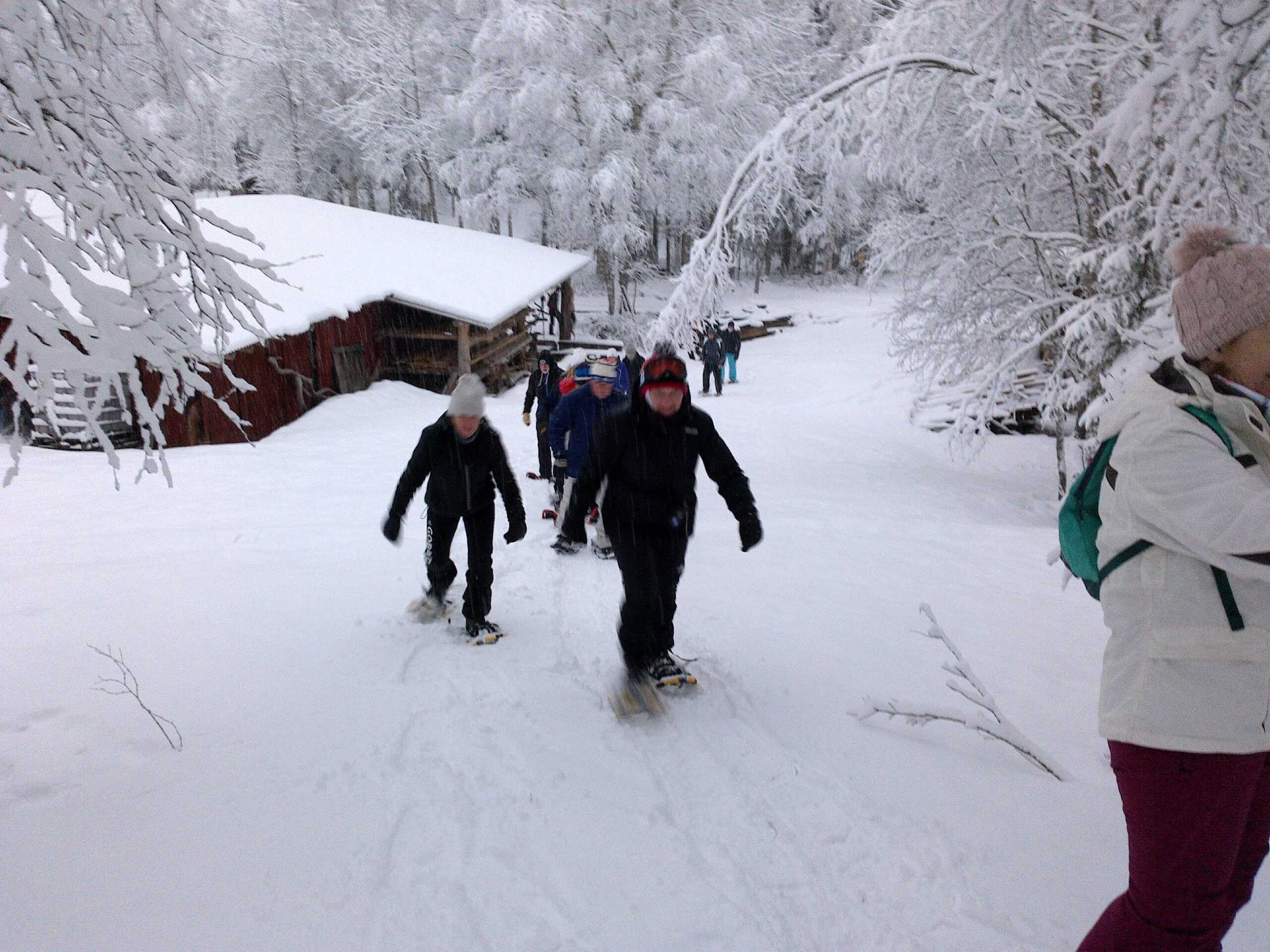 Sneeuwschoenwandelen in Zweden met inbalansalkmaar